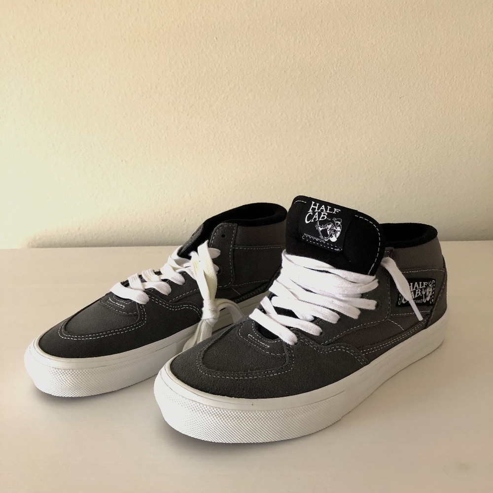 New Vans Skate Half Cab Grey Sz 7.5 Shoes